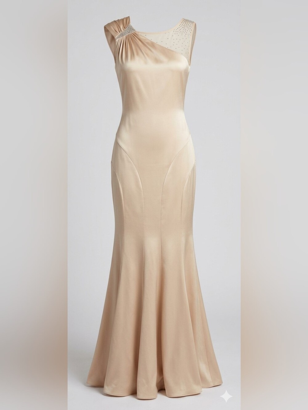 BCBG PARIS 100% SILK GOWN SZ 10